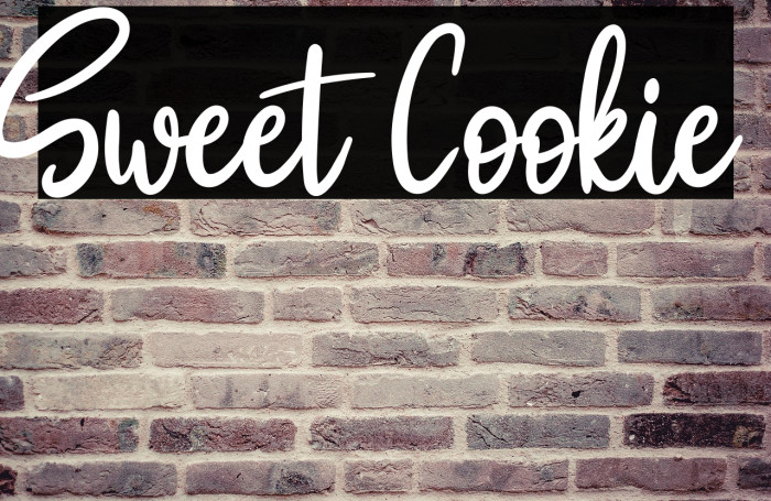 Sweet Cookie फ़ॉन्ट examples