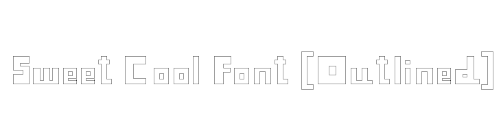 Sweet Cool Font [Outlined]  Free Fonts Download