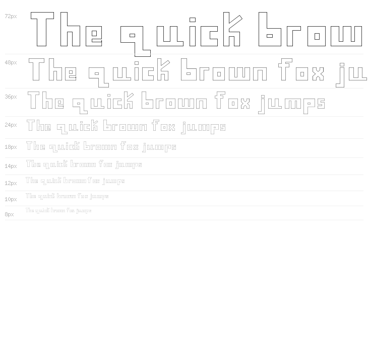 Sweet Cool Font [Outlined] Waterfall