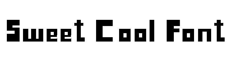 Sweet Cool Font  नि: शुल्क फ़ॉन्ट्स डाउनलोड