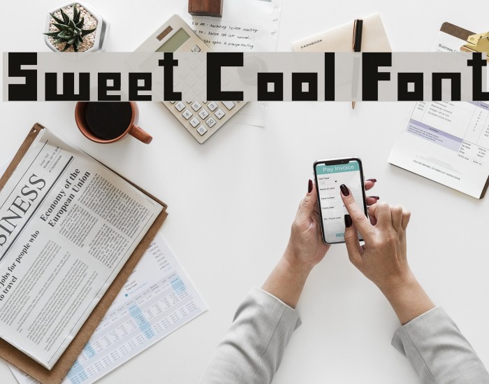 Sweet Cool Font Example 1