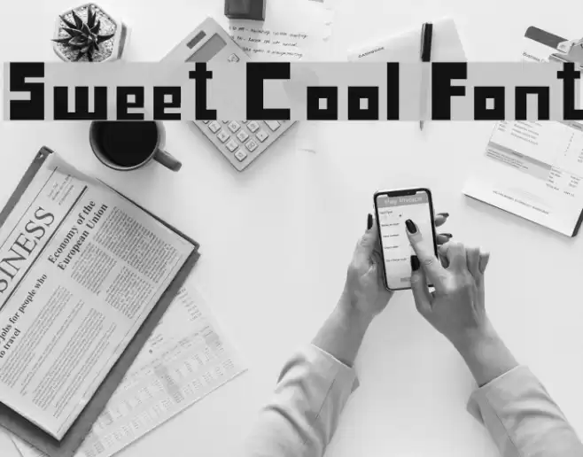 Sweet Cool Font Font examples
