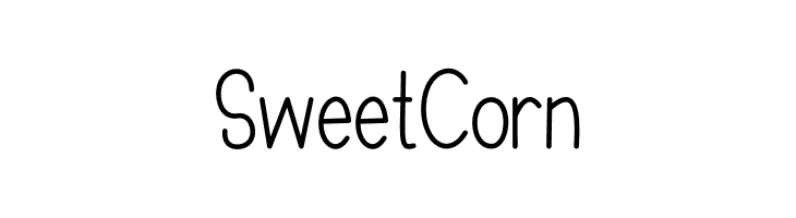 Sweet Corn  フリーフォントのダウンロード