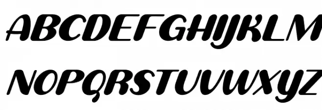 Sweet Creamy Italic Шрифта ВЕРХНИЙ