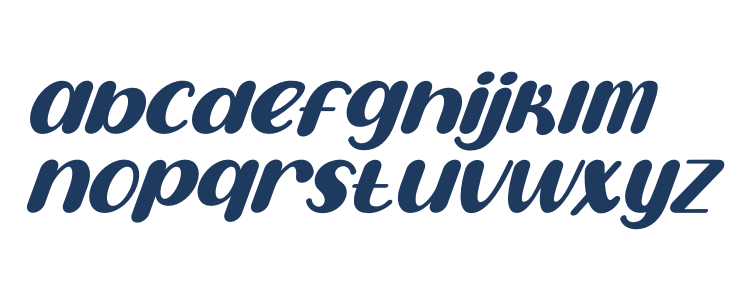 Sweet Creamy Italic Lowercase