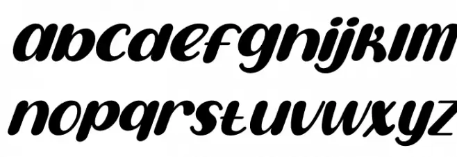 Sweet Creamy Italic Fuentes MINÚSCULAS