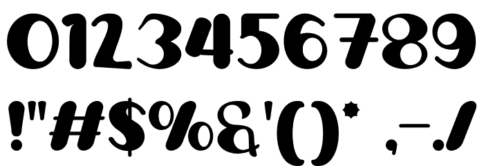 Sweet Creamy Font OTHER CHARS
