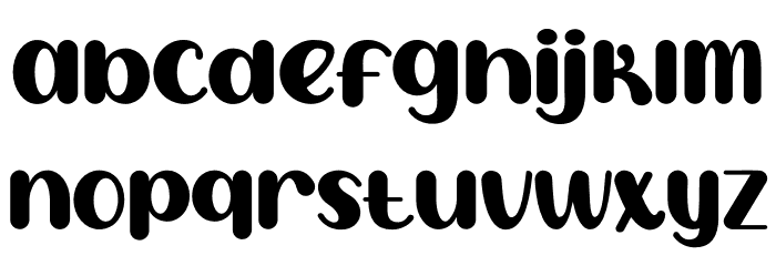 Sweet Creamy Font LOWERCASE