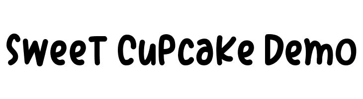 Sweet Cupcake Demo  Fuentes Gratis Descargar