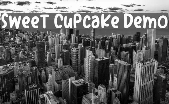 Sweet Cupcake Demo Font examples