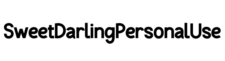 Sweet Darling Personal Use  Frei Schriftart Herunterladen