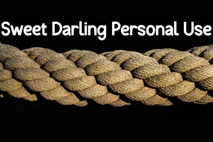Sweet Darling Personal Use Example 2