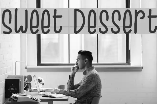 Sweet Dessert Font examples