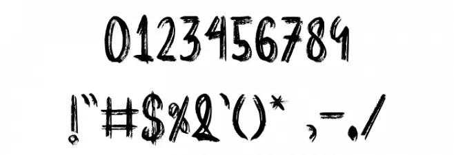 Sweet Disposition Font OTHER CHARS