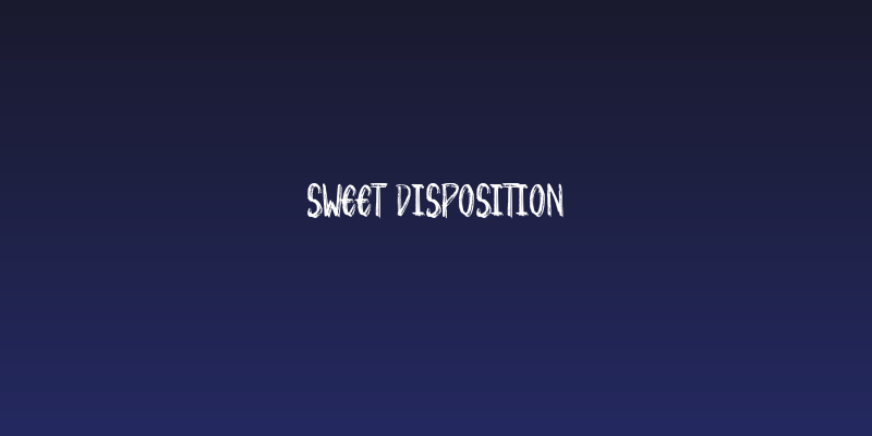Sweet Disposition Social Header