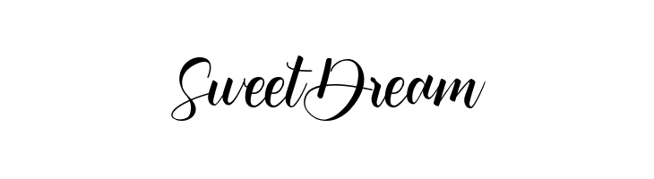 Sweet Dream  フリーフォントのダウンロード