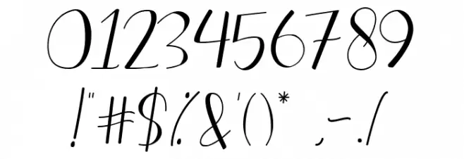 Sweet Dream Font OTHER CHARS