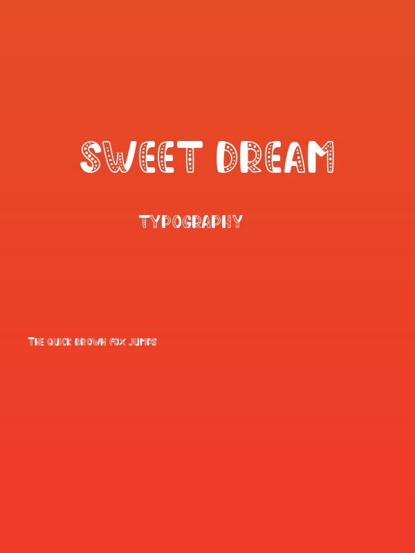Sweet Dream Poster
