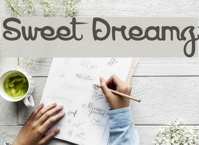 Sweet Dreamz Font examples