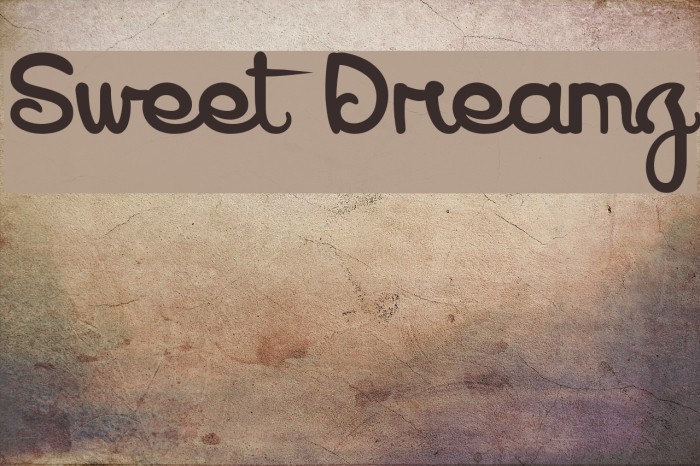 Sweet Dreamz Font examples