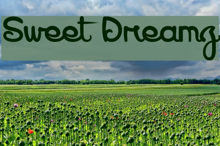 Sweet Dreamz Font examples
