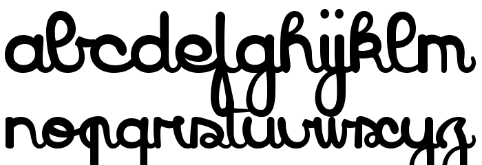 Sweet Dreamz Font LOWERCASE