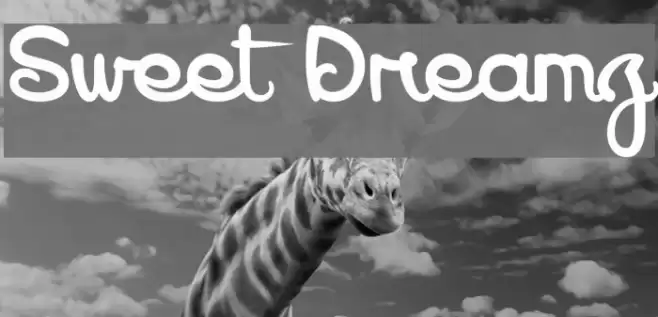 Sweet Dreamz Font examples