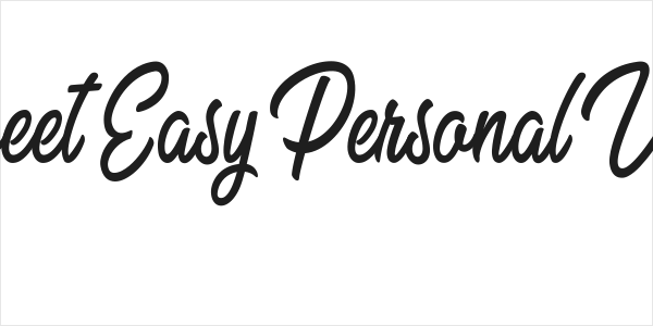 Sweet Easy Personal Use  Logo