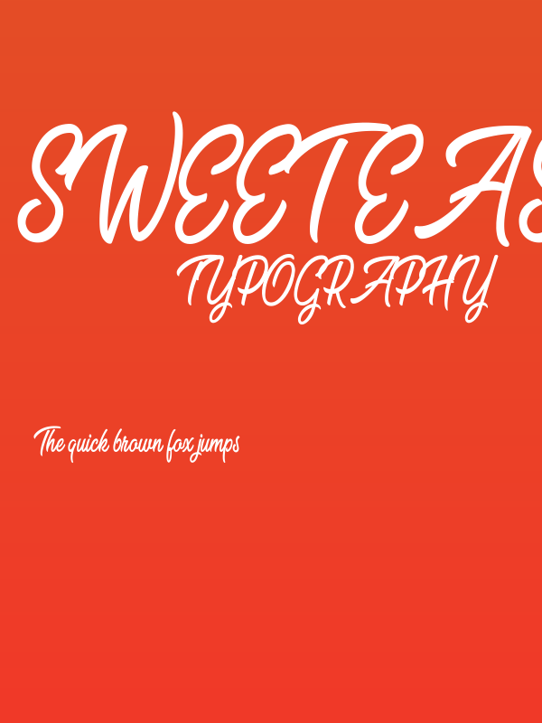 Sweet Easy Personal Use  Poster