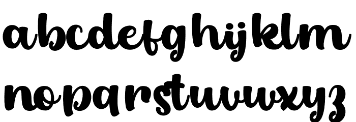 Sweet Fig Personal Use Font LOWERCASE