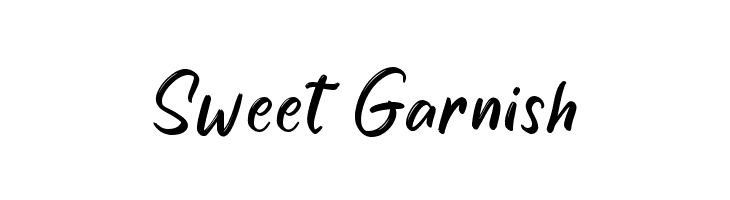 Sweet Garnish フォント