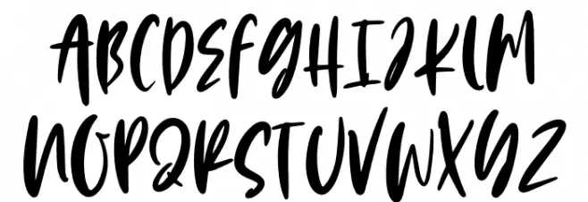 Sweet Gelatos Font UPPERCASE