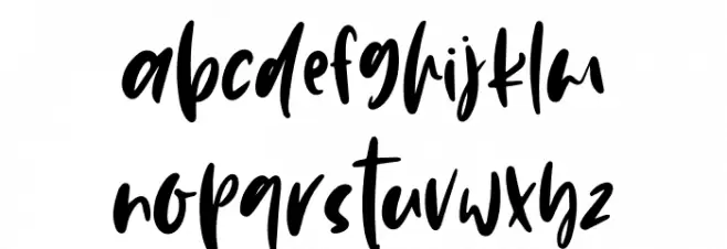 Sweet Gelatos Font LOWERCASE