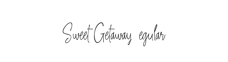 Sweet Getaway DEMO Regular Font