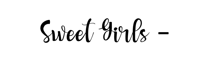 Sweet Girls -  baixar fontes gratis