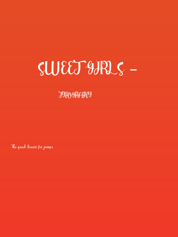 Sweet Girls - Poster