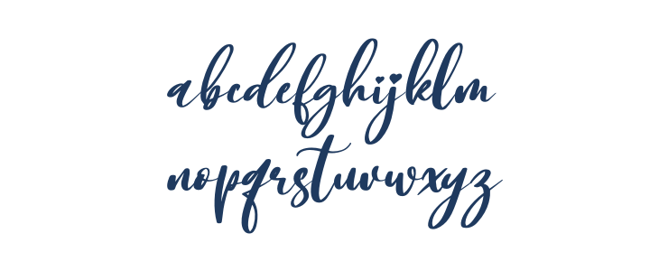 Sweet Glory Italic Lowercase