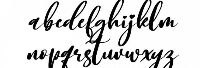 Sweet Glory Italic Fuentes MINÚSCULAS
