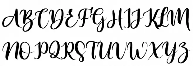 Sweet Glory Schriftart Groß