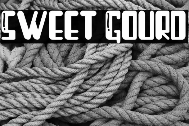 Sweet Gourd Font examples