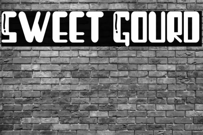 Sweet Gourd Font examples