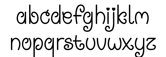 Sweet Gracia Demo Font LOWERCASE