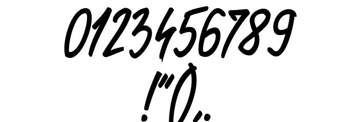 Sweet Handwrite Bold Font OTHER CHARS