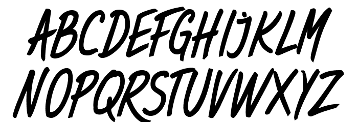 Sweet Handwrite Bold Font UPPERCASE