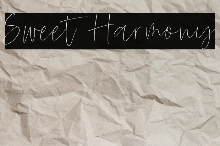 Sweet Harmony Example 2
