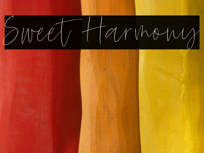 Sweet Harmony Example 3