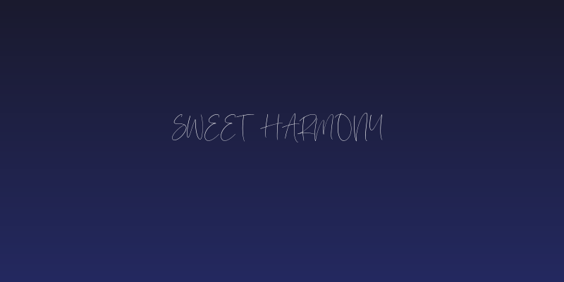 Sweet Harmony Social Header