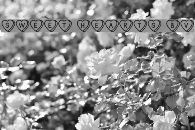 Sweet Hearts BV Font examples