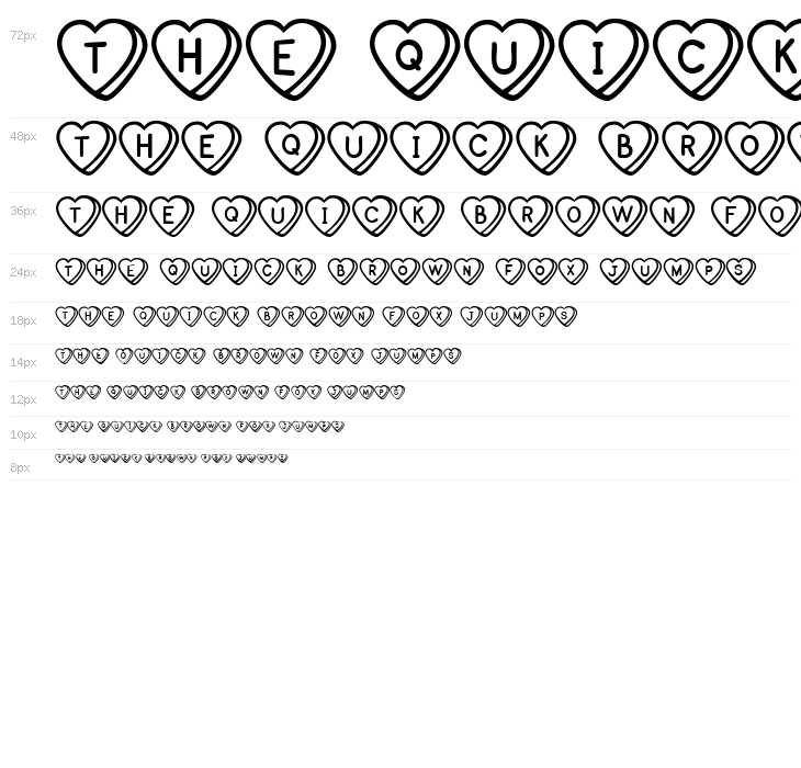 Sweet Hearts BV Waterfall