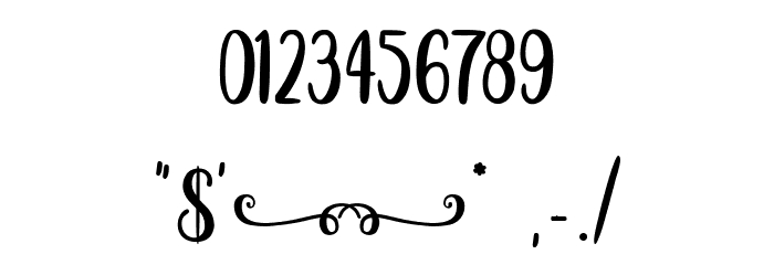 Sweet Hipster Font OTHER CHARS
